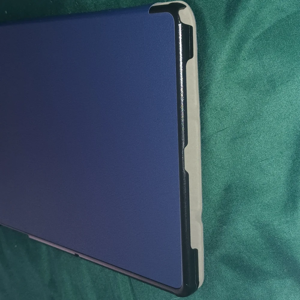 Blue and Black Tablet Case
